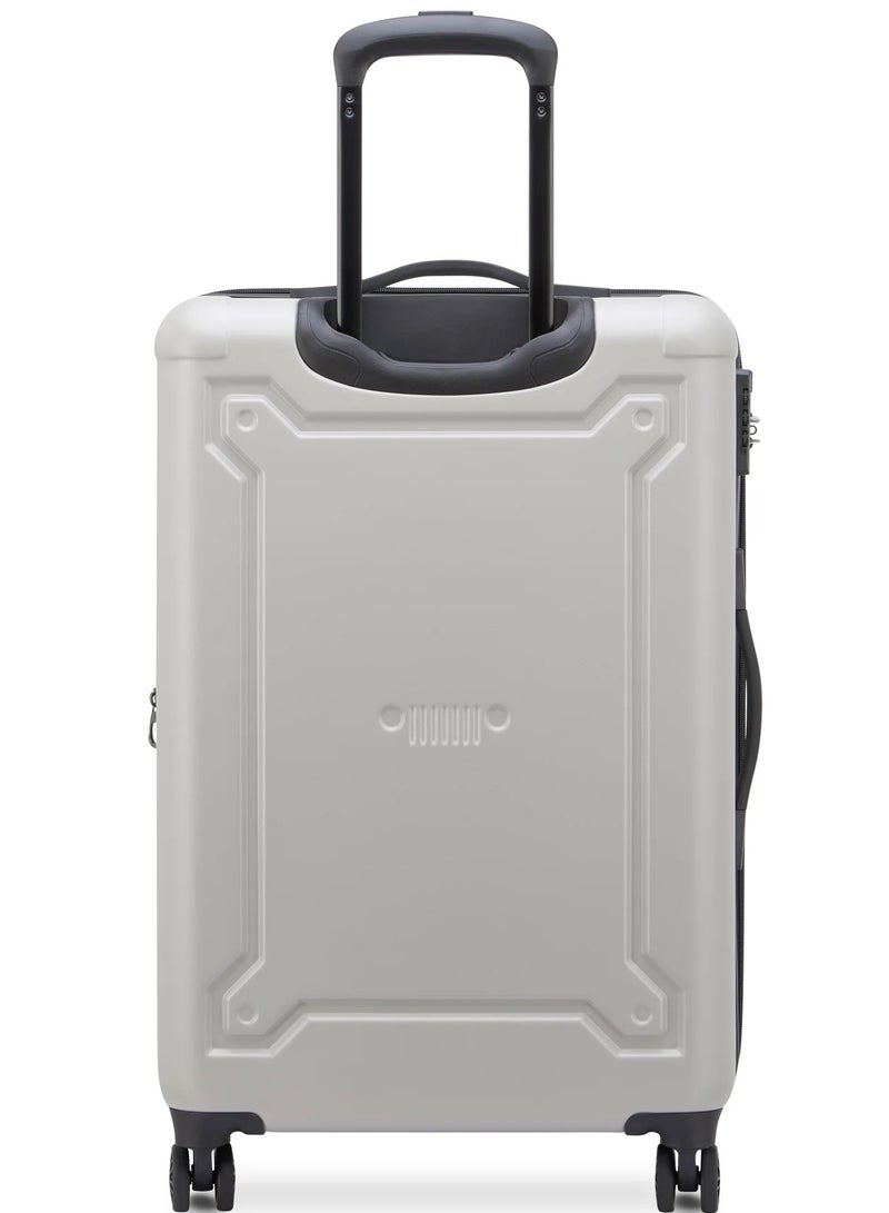 جيب حقيبة سفر بعجلات مزدوجة قابلة للتوسيع ٦٨ سم رمادية - Image 4